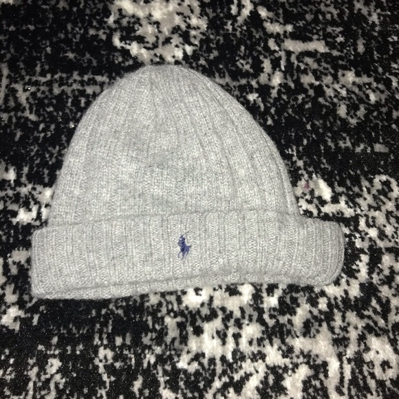 grey polo beanie